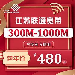 联通运营商_Liantong 联通 江苏联通宽带300M多少钱-什么值得买