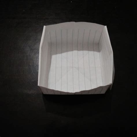 简单实用的纸盒折法