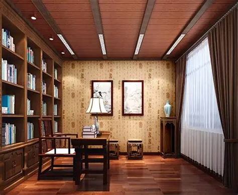 书房是办公与读书的地方，讲究安静，所以在装修的时候要特别注意。书本身能给人安静的感觉。而书房的装饰也要使用安静的家具，比如地板，安静就要从地面做起。