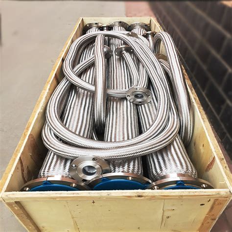304不锈钢金属软管 4分6分1寸 耐高温高压蒸汽钢丝编织网波纹管-阿里巴巴