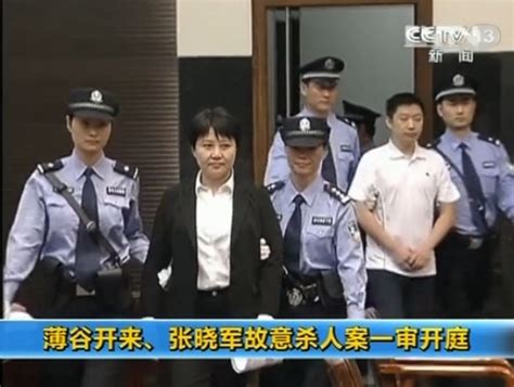 薄谷开来、张晓军故意杀人案一审宣判 _ 视频中国