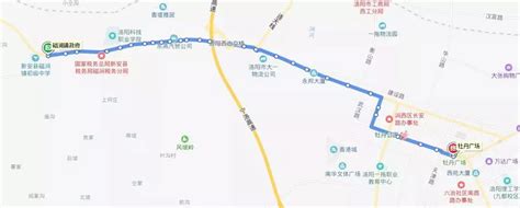 洛阳地铁线路高清大图（1号线+2号线）- 洛阳本地宝