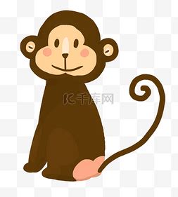 可爱小猴 表情包 卡通猴元素素材下载-正版素材401127112-摄图网