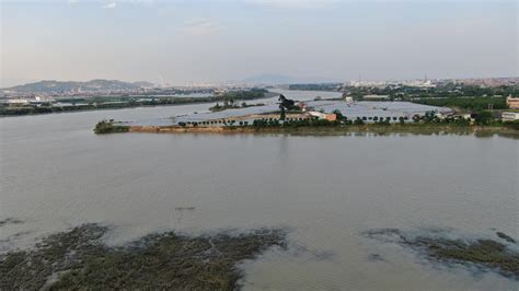 航拍福建漳州九龙江下游的一处自然美景圣地，五一假期的好去处