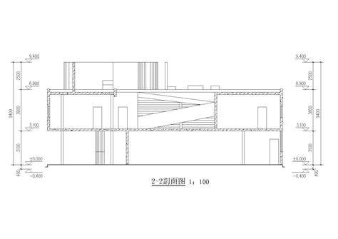 萨伏伊别墅平面,剖面,立面具体尺寸CAD图（共12张）_别墅建筑_土木在线