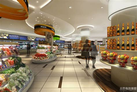 大嘴鲜生精品超市-购物中心设计_农贸菜场设计_百货设计_超市设计_超市设计公司-墨浓设计