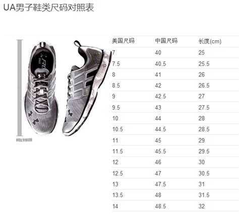 阿迪adidas和耐克nike对比_匡威_puma_美津浓鞋子尺码对照表 - 尺码通