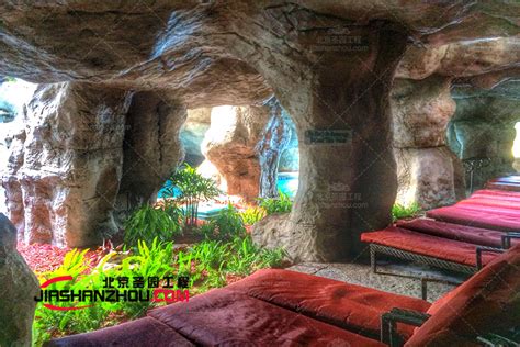中南半岛人造山洞别墅度假村具设计感的卧室效果图-新闻资讯