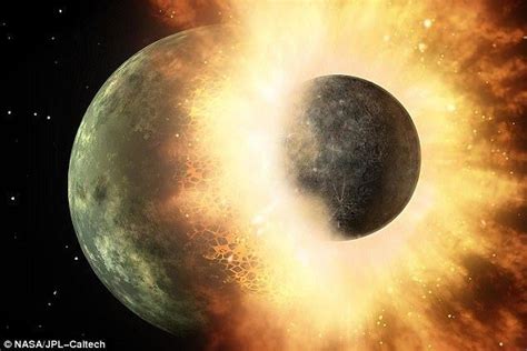 撞击塑造了月球的原行星残骸可能就藏在地球最内部_dxwang仰望星空_新浪博客