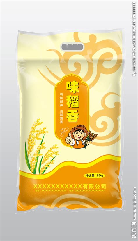 清香大米包装袋图片_红动中国