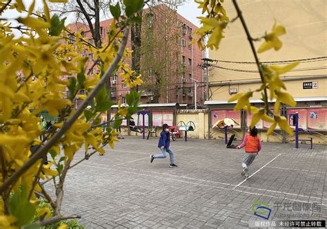 千龙图像库|北京：春暖花开 社区儿童欢乐多-千龙网·中国首都网