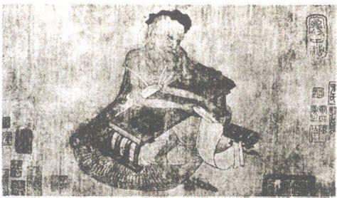 伏生授经图图片