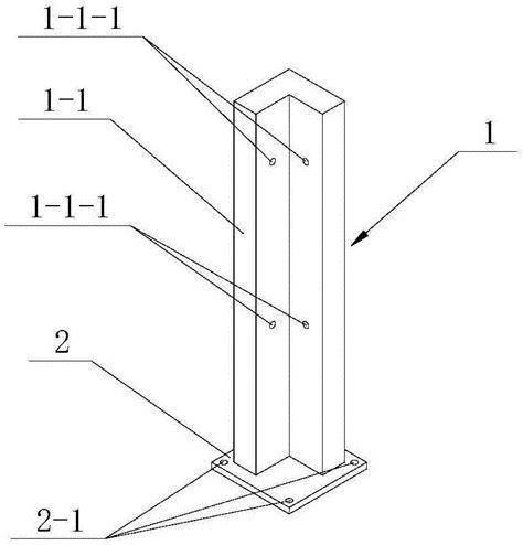 用于墙体阳角处的预制构造柱及夯土墙结构的制作方法_2