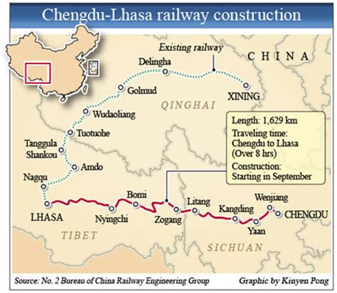 Sichuan-Tibet railway project delayed