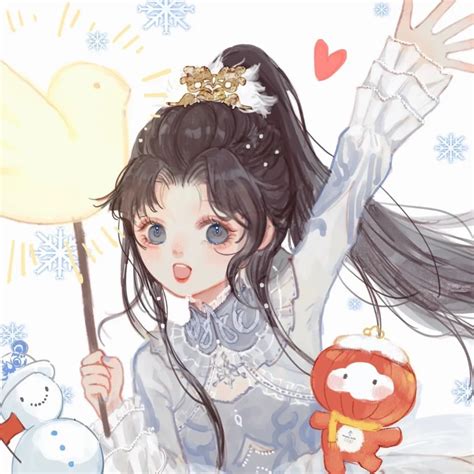 古风闺蜜咋画呀女生头像