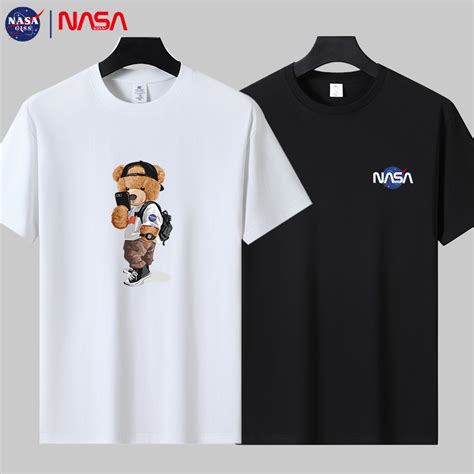 低价2件纯棉NASA短袖休闲T恤 - 惠券直播 - 一起惠返利网_178hui.com