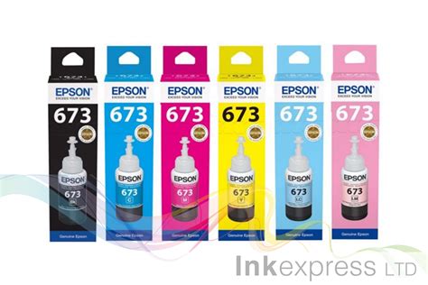 Epson 673 Ink Bottle Set for Ecotank Printers - Genuine Epson Original ...