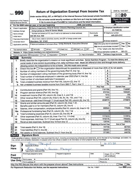 Form 990: Return of Organization Exempt From Income Tax Definition