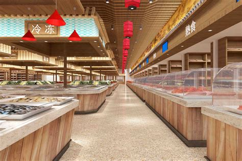 农贸市场效果图图片