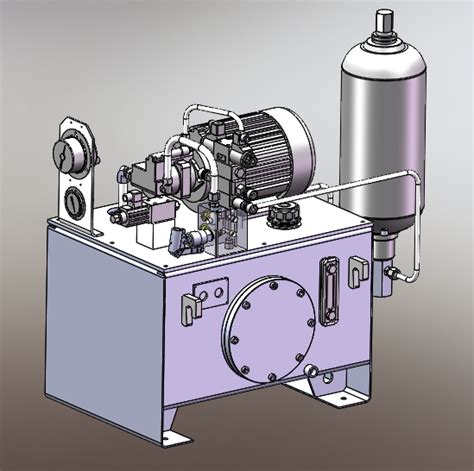 定制非标伺服液压系统自动化设备PLC液压系统液压动力单元液压站-阿里巴巴