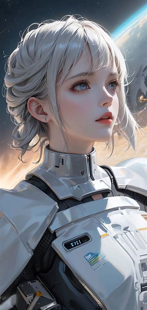 壁纸:太空少女图片