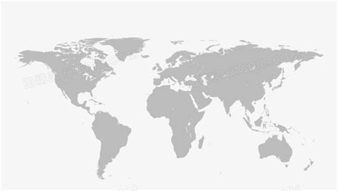 白色地图图片