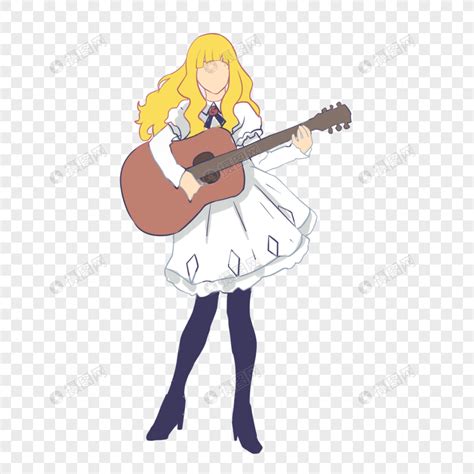 弹吉它的女孩(动漫手机动态壁纸) - 动漫手机壁纸下载 - 元气壁纸