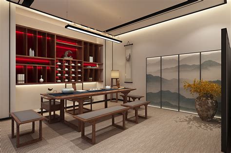 禅意新中式茶室|空间|室内设计|择木创建设计 - 原创作品 - 站酷 (ZCOOL)