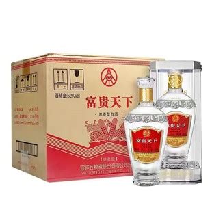 52°度五粮液股份有限公司 富贵天下珍藏酒 浓香型白酒500ml*6整箱装【价格 品牌 图片 评论】-酒仙网