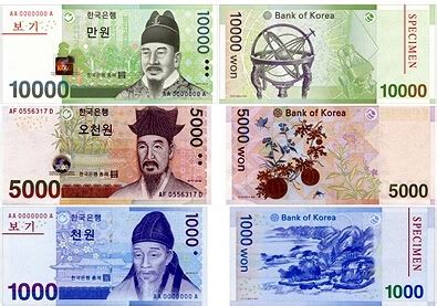 一千万韩元等于多少人民币，5-6万之间(汇率每天会变)-飞扬号