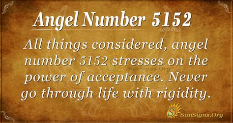 Angel Number 5152 Meaning: Power of Acceptance | SunSigns.Org