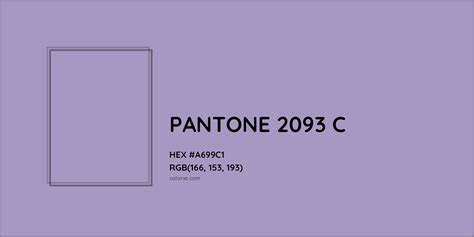 About PANTONE 2093 C Color - Color codes, similar colors and paints ...