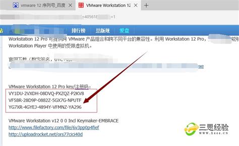 VMware虚拟机怎么激活序列号,许可证密钥激活_三思经验网
