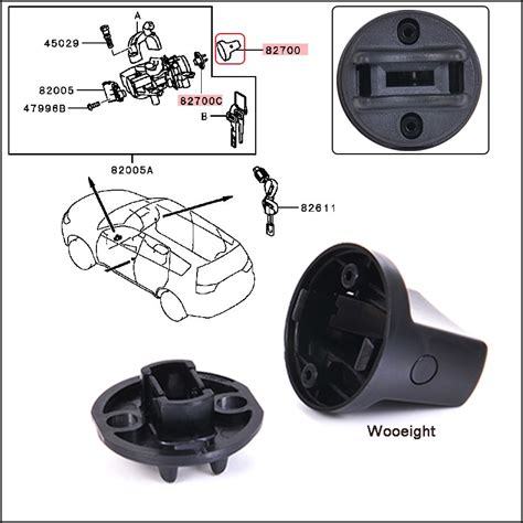 Car Keyless Ignition Start Knob Cap Switch Base 4408A031 4408A167 For ...