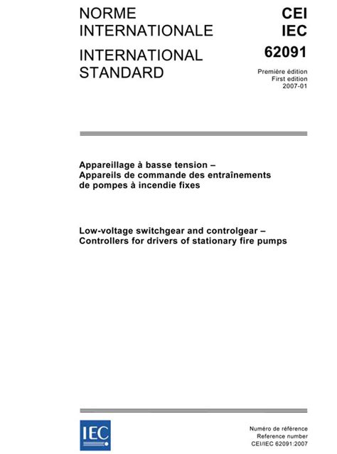 IEC 62091:2007 - IEC Standards - VDE Publishing House
