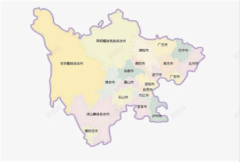 四川地图图片