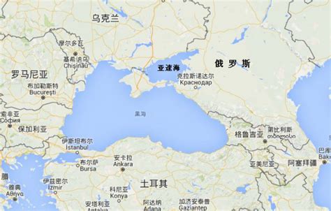 亚速海地图图片