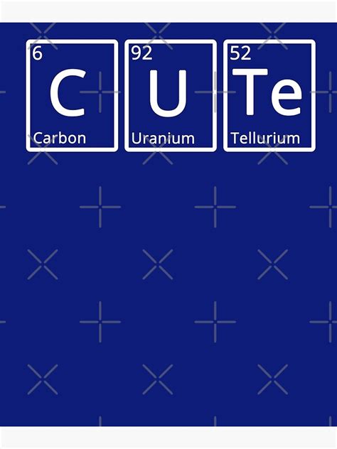 Cute Periodic Table Elements science Premium Matte Vertical Poster sold ...