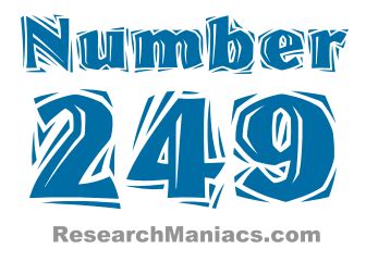 Numerologia: Il significato del numero 249 | Sito Web Informativo