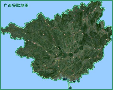 广西地图全图高清版_素材中国sccnn.com
