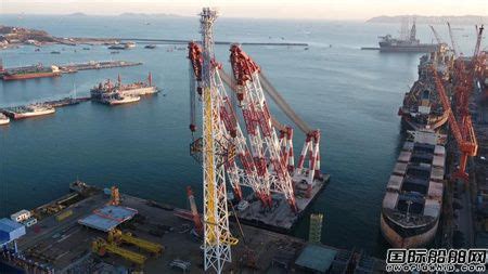 大连中远海运重工完成国内最大FPSO火炬塔建造安装工程 - 在建新船 - 国际船舶网