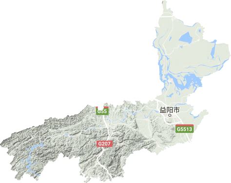 益阳桃江县地图