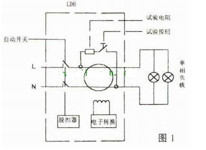 漏电保护器与空气开关的区别电箱漏电保护器接线原理图