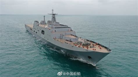 中国出口泰国2万吨两栖舰，完成海试，起名象岛号，纪念海战胜利