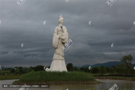汉中汉江女神雕塑,国内旅游景点,旅游景点,摄影素材,汇图网www.huitu.com