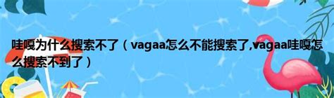 vagaa不能搜索（vagaa搜不到东西）内容详情 |趣开头条