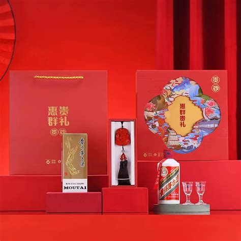 惠群贵礼礼盒（酒+朱砂挂件）-贵州惠群贵礼名优特产商贸有限公司
