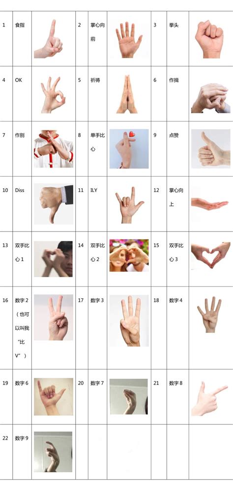 手势识别技术正式开放 22种手势 免费使用