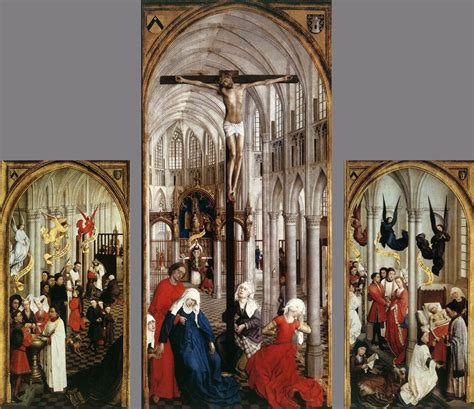 Sept Sacrements Retable de Rogier Van Der Weyden (1400-1464, Belgium ...