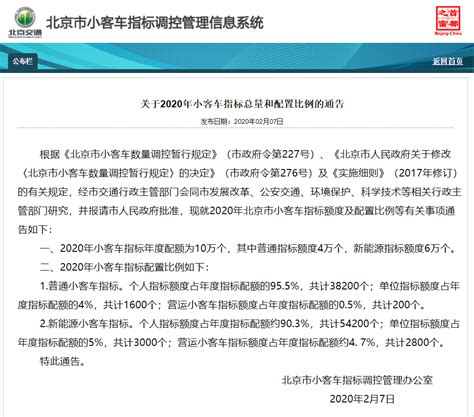 北京小客车指标申请，北京小客车指标申请方法